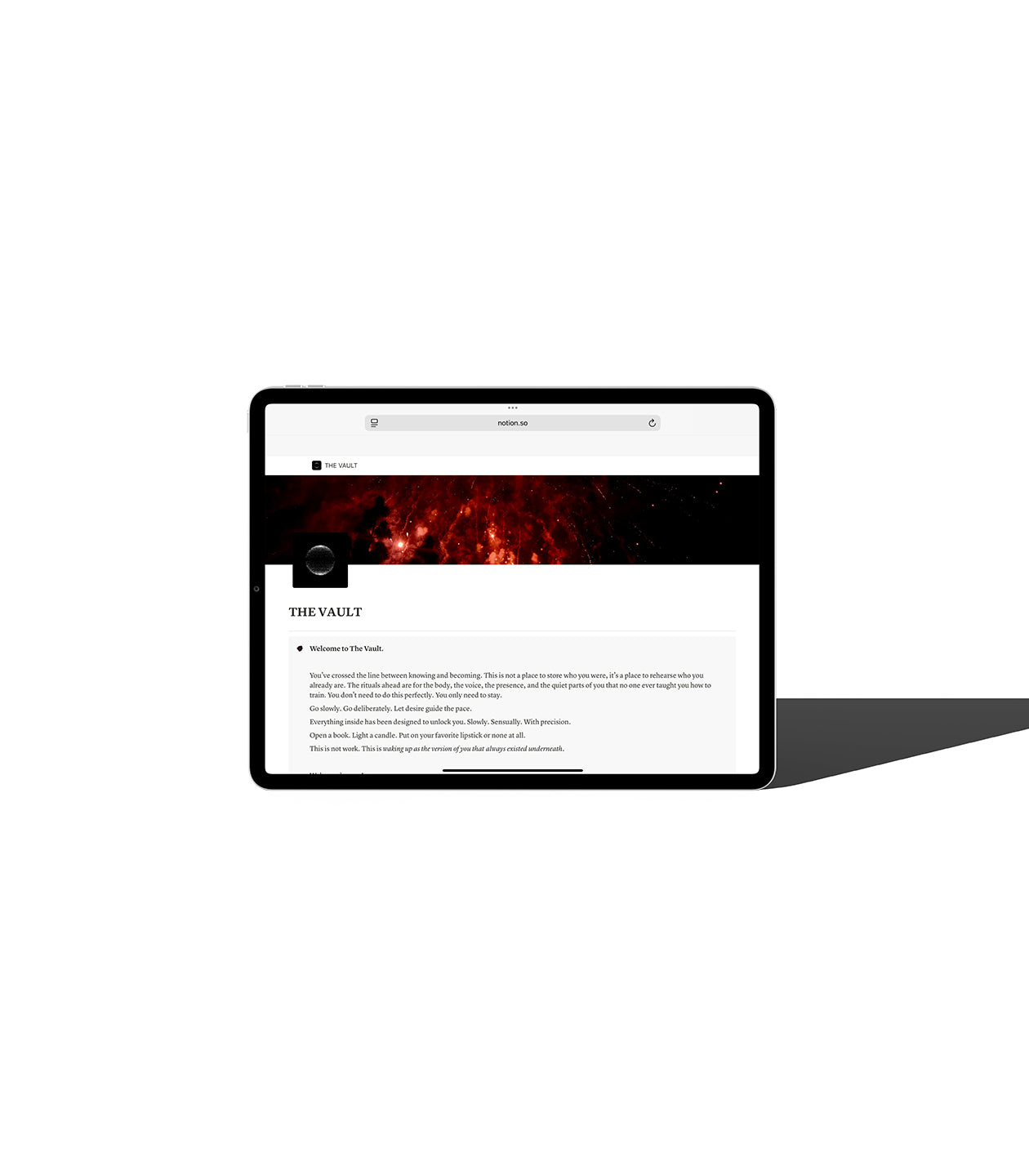 ARCHIVE_01 : THE INITIATION VAULT