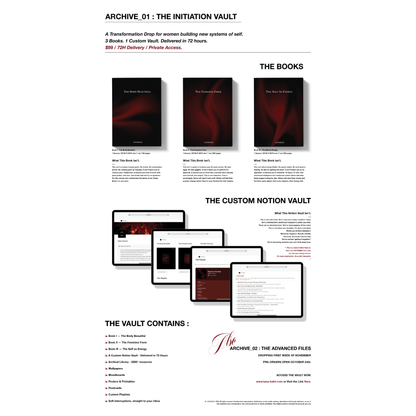 ARCHIVE_01 : THE INITIATION VAULT